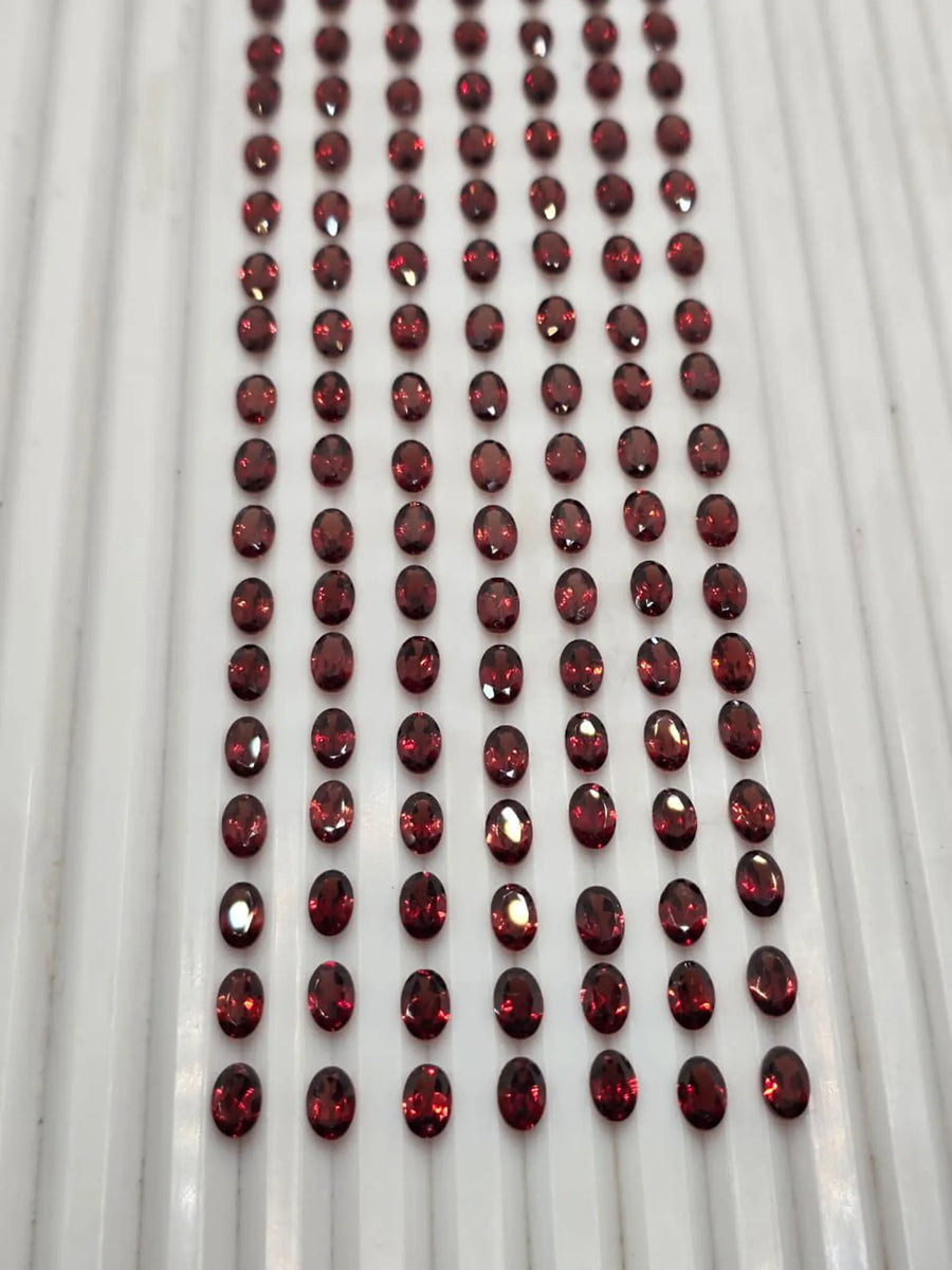 20 Pcs Natural Red Garnet Gemstones Lot