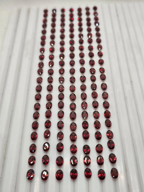 20 Pcs Natural Red Garnet Gemstones Lot