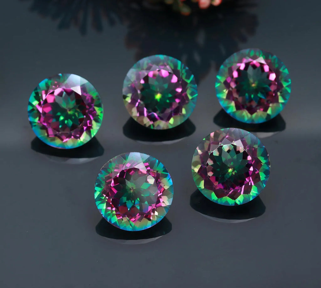 Mystic Quartz 20 MM Round Gemstone Beads