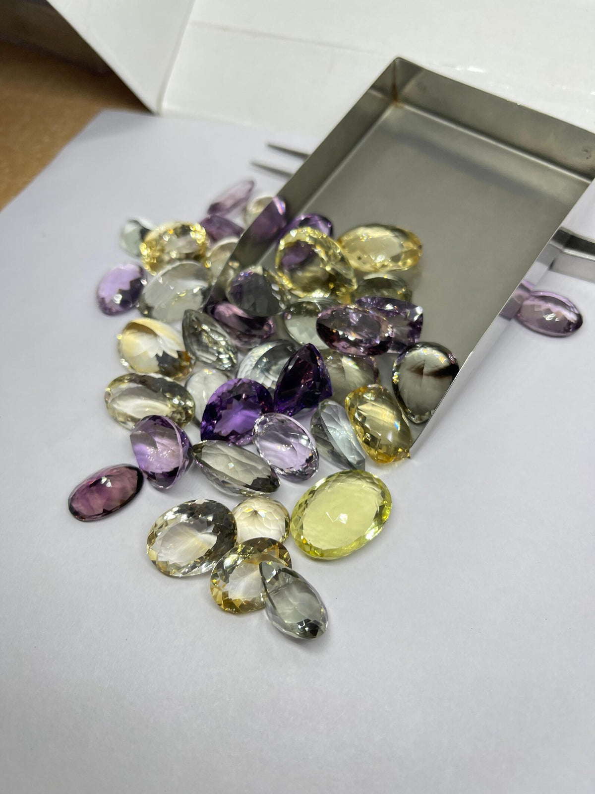 Over 100 Carats Of Big Mix Loose Gemstone Lot , 6 - 8 Big Pcs Gemstones