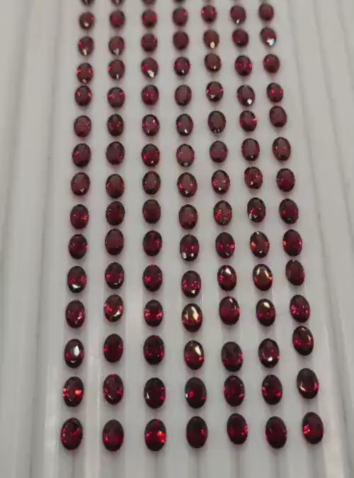 20 Pcs Natural Red Garnet Gemstones Lot